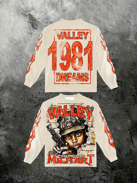 Haut Homme à Manches Longues – Col Rond, Style Décontracté et Confortable