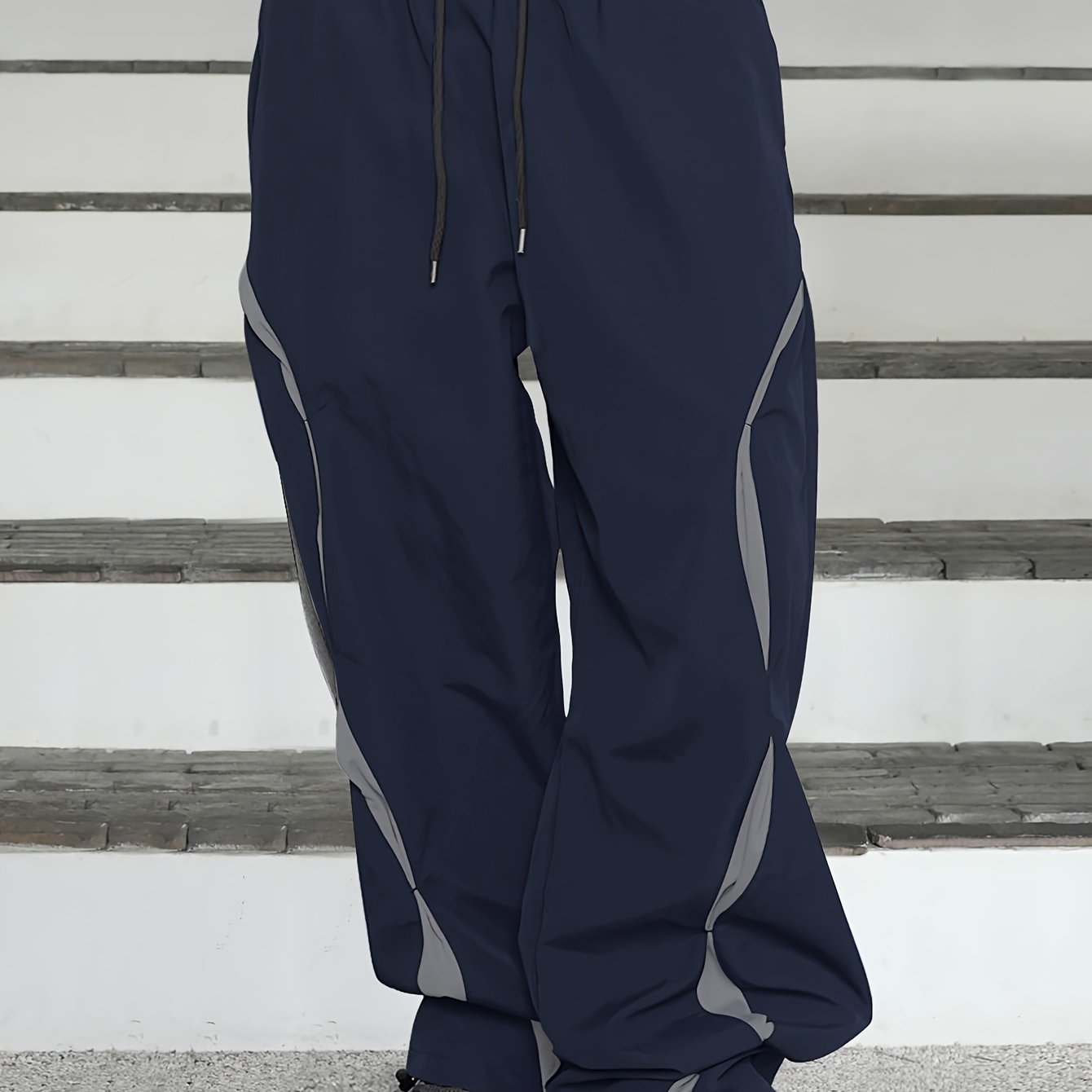 Pantalon Streetwear Homme Style Hip-Hop Américain– Coupe Large Droite