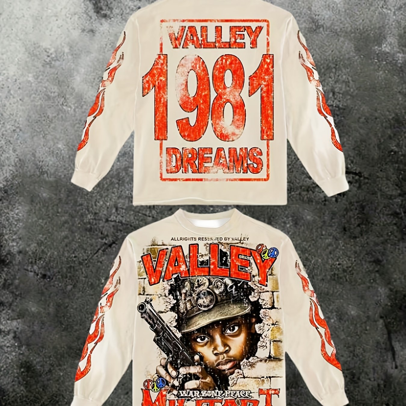 Haut Homme à Manches Longues – Col Rond, Style Décontracté et Confortable