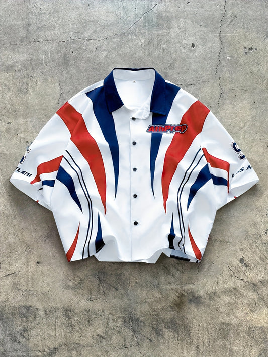 Men'S Casual And Comfortable Sports Style Print Shirt, Suitable for Leisure Outings, Made of 100%, Model WCY9799