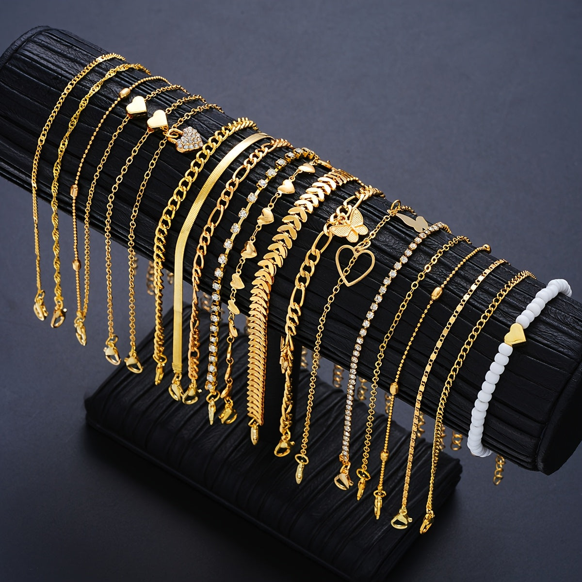 Lot de 19 Bracelets de Cheville Femme – Style Été Plage