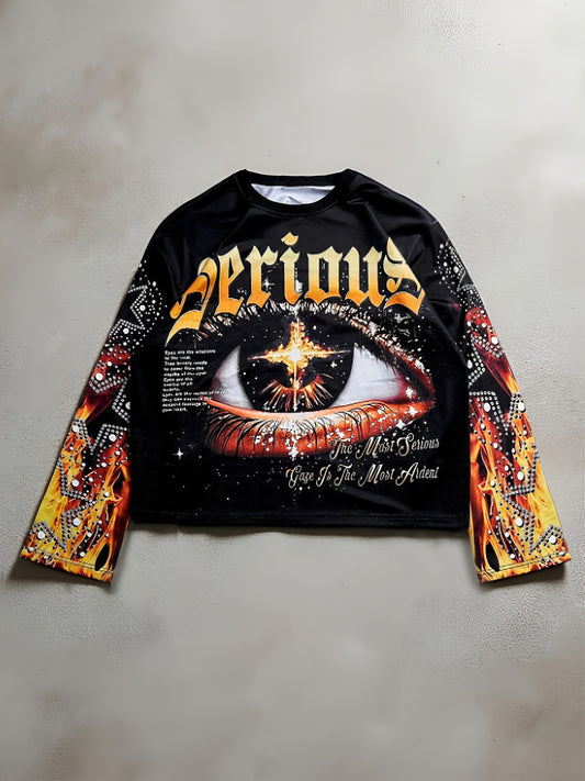 Men'S Casual Long-Sleeve Round-Neck Sweatshirt