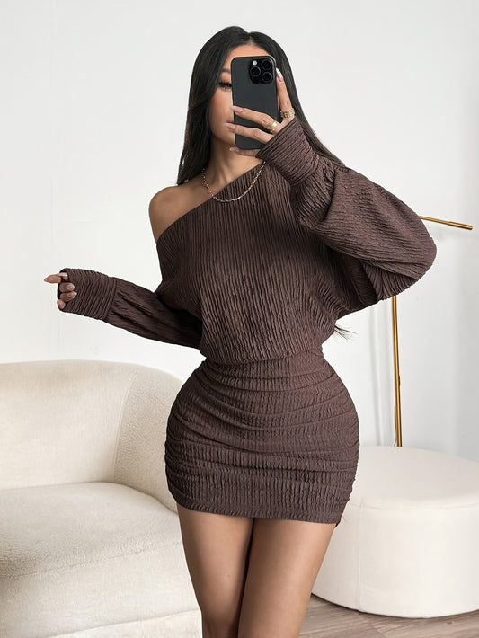 Pull Femme à Épaules Dénudées – Manches Longues, Confortable et Chaud