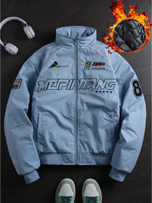 Veste streetwear au style rétro américain.