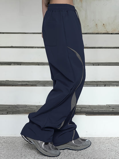 Pantalon Streetwear Homme Style Hip-Hop Américain– Coupe Large Droite