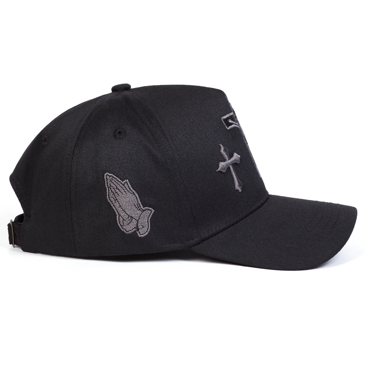 A Men'S Cross Five-Panel Baseball Cap, Adjustable And Stylish, Perfect for Outdoor Activities During Spring And Autumn, Including Travel, Beach Outings, And Parties