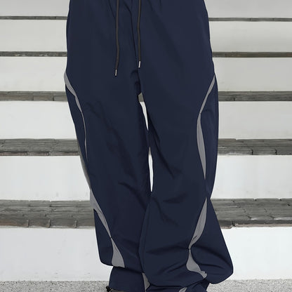 Pantalon Streetwear Homme Style Hip-Hop Américain– Coupe Large Droite