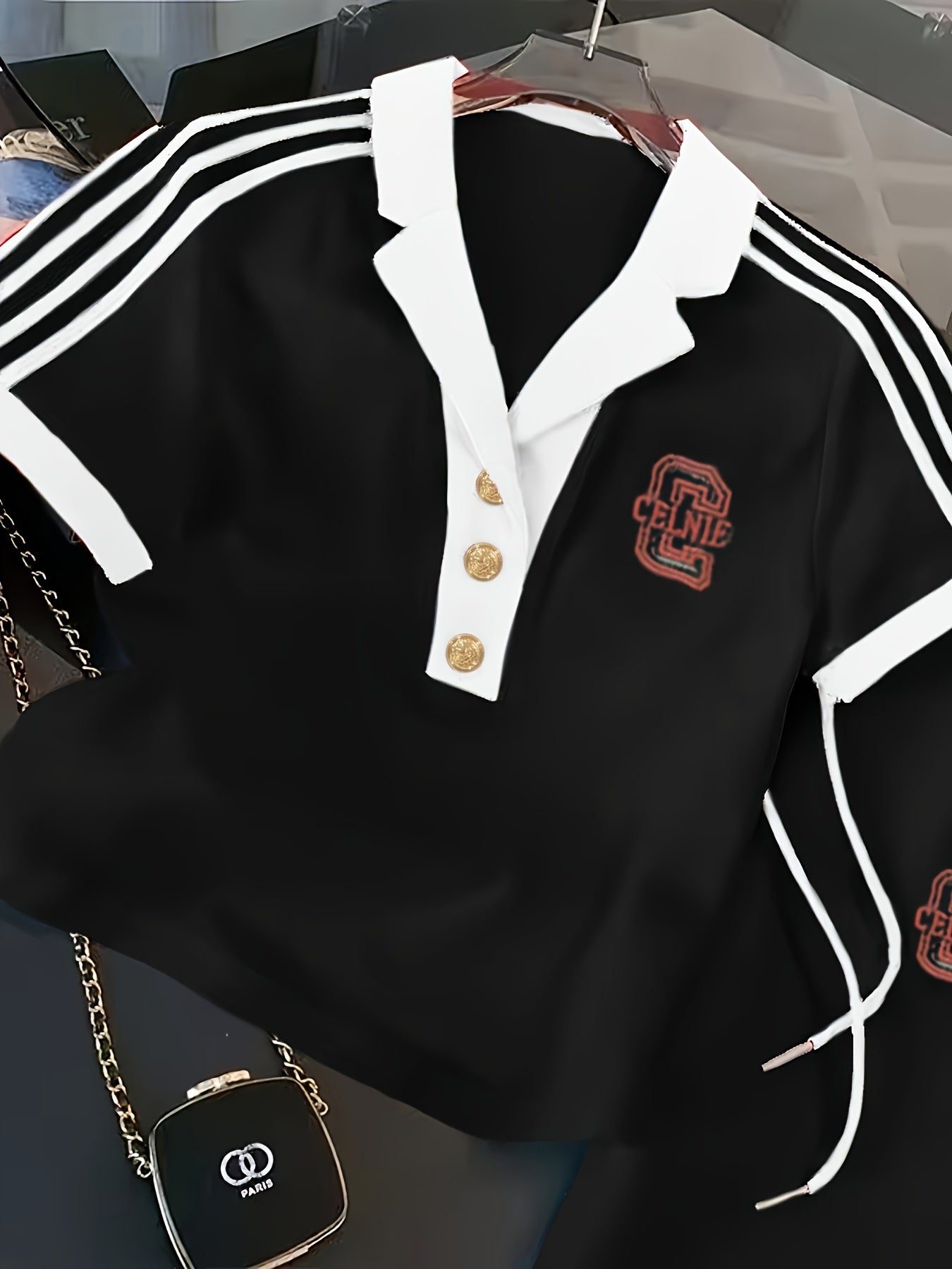 Ensemble Sport Femme – T-shirt Manche Courte et Pantalon Large