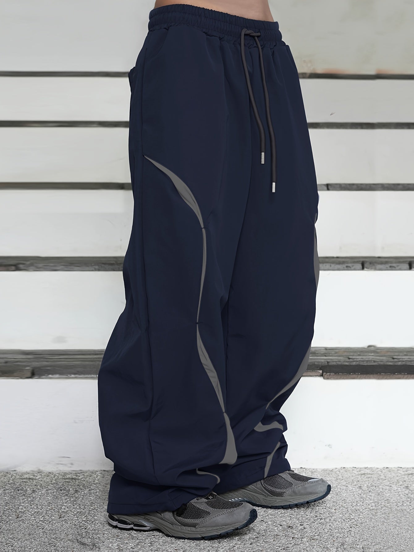 Pantalon Streetwear Homme Style Hip-Hop Américain– Coupe Large Droite