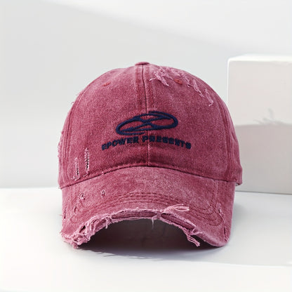 Casquette Homme Streetwear Lettre Déchirée – Style Urbain et Tendance