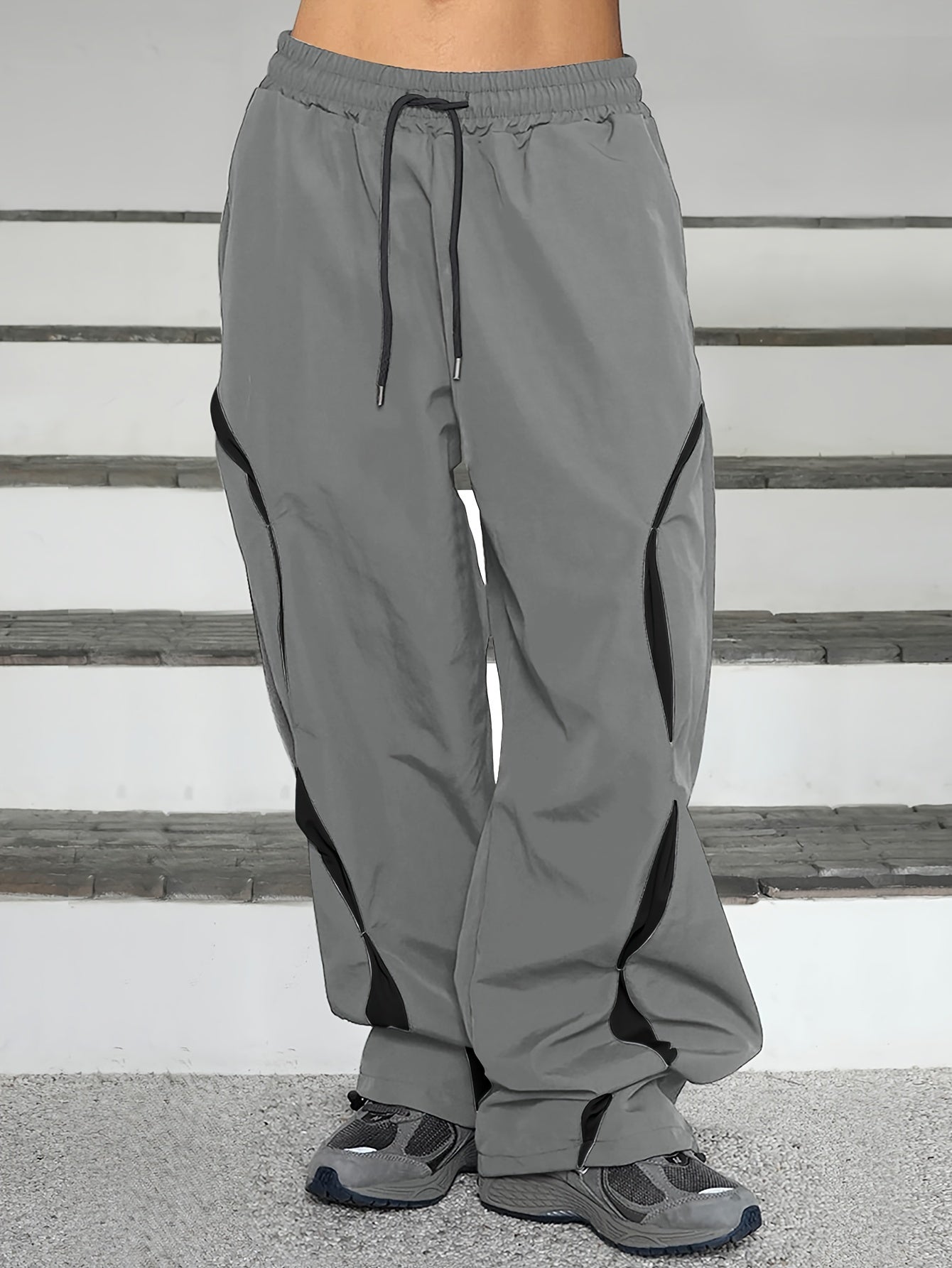 Pantalon Streetwear Homme Style Hip-Hop Américain– Coupe Large Droite