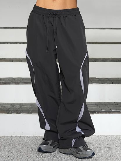 Pantalon Streetwear Homme Style Hip-Hop Américain– Coupe Large Droite