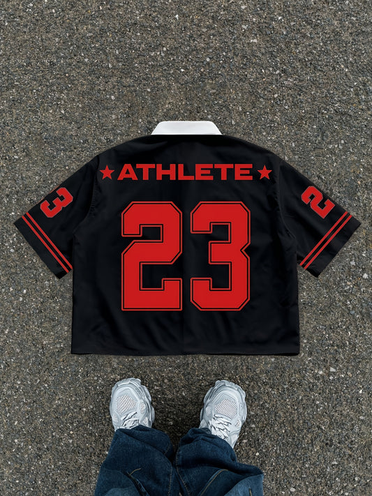 Chemise Courte Homme à Motif Numéro 23 et Style Urbain