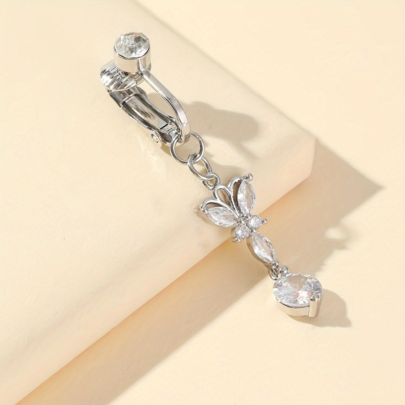 Anneau de Nombril Papillon Sans Perçage – Élégant et Séduisant pour Tous les Jours et les Fêtes