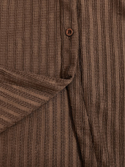 Chemise femme manches larges & bords ondulés