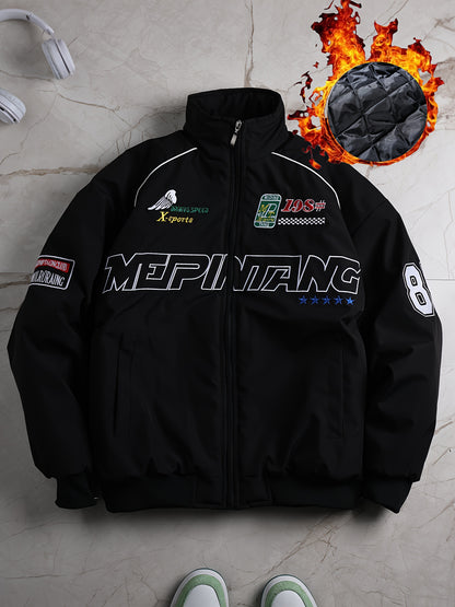 Veste streetwear au style rétro américain.