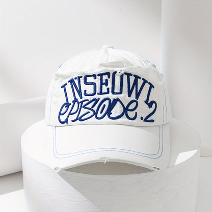 Casquette Homme Streetwear Lettre Déchirée – Style Urbain et Tendance