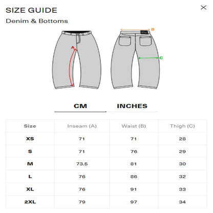 Jean Y2K Rétro – Broderie Fleurs de Cerisier, Coupe Large, Taille Haute, Streetwear Unisexe