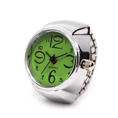 Bague Montre Punk – Montre Quartz Doigt Unisexe, Style Vintage