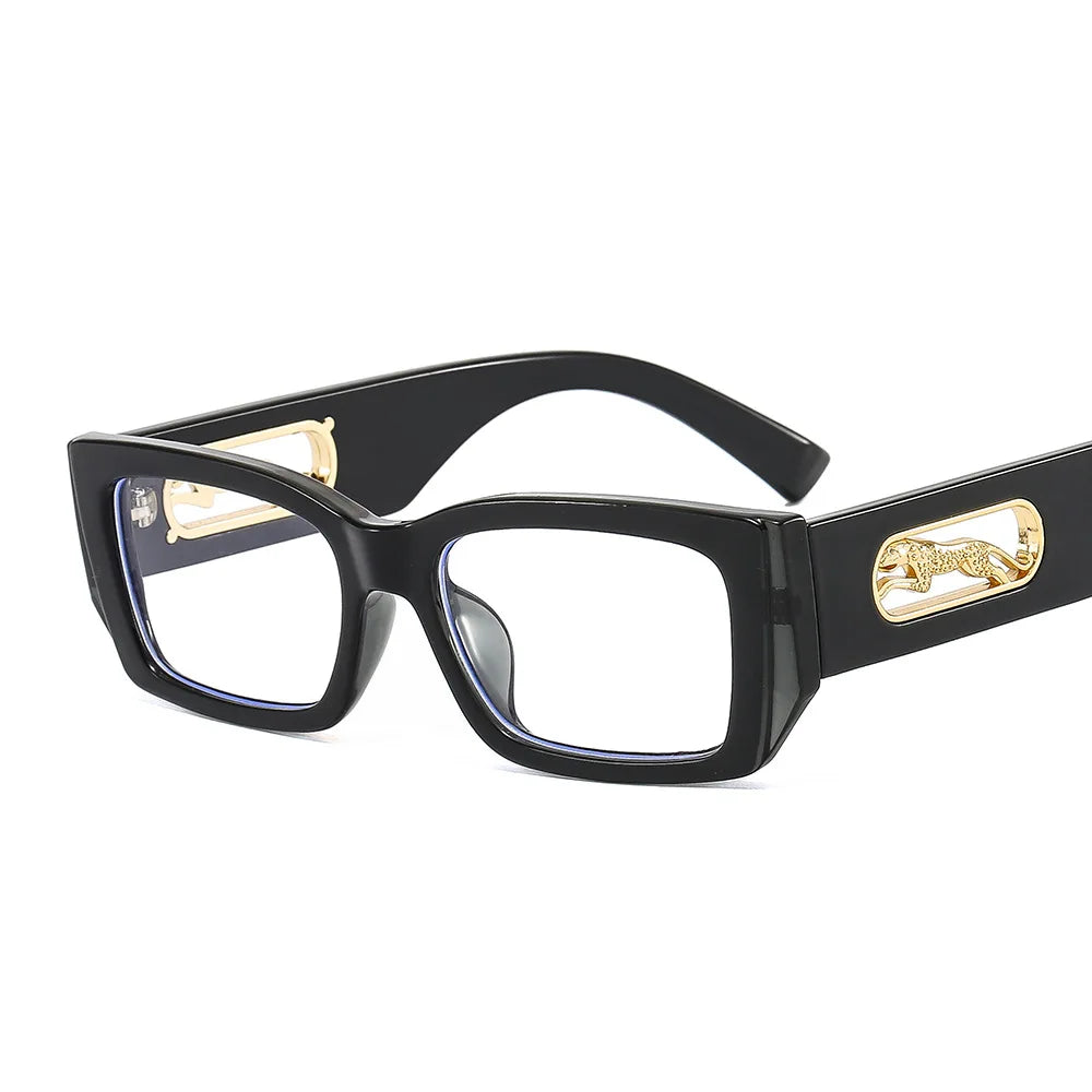 Lunettes de Soleil Rectangle – Petite Monture Carrée Unisexe, Style Vintage Rétro & Protection UV400