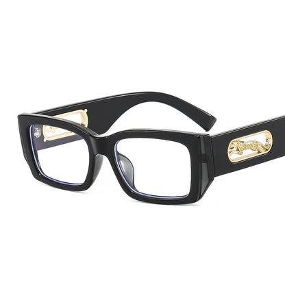 Lunettes de Soleil Rectangle – Petite Monture Carrée Unisexe, Style Vintage Rétro & Protection UV400