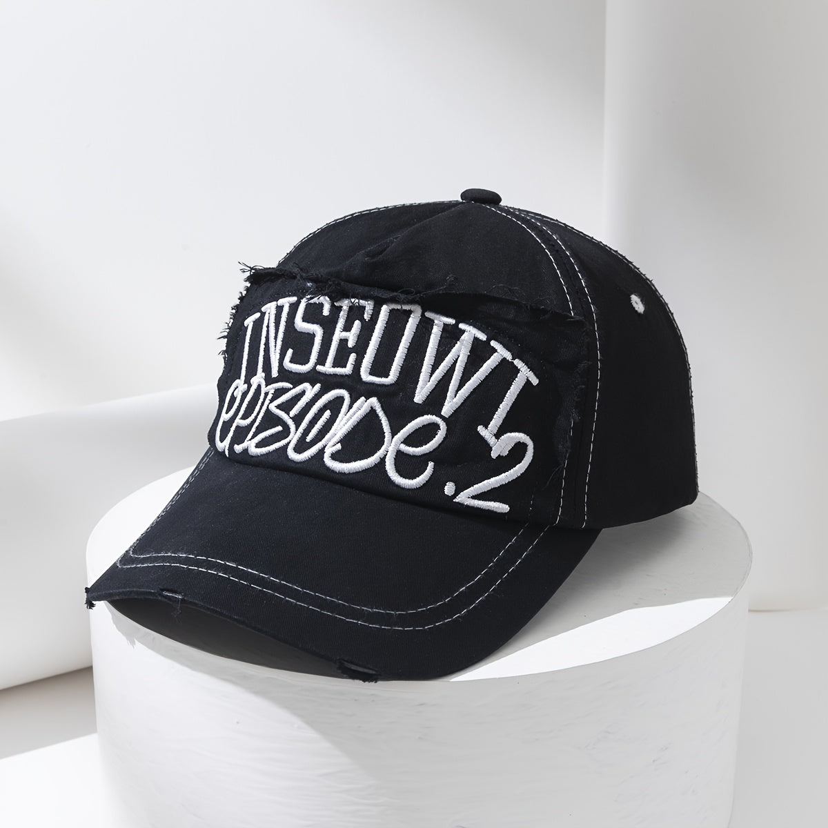 Casquette Homme Streetwear Lettre Déchirée – Style Urbain et Tendance
