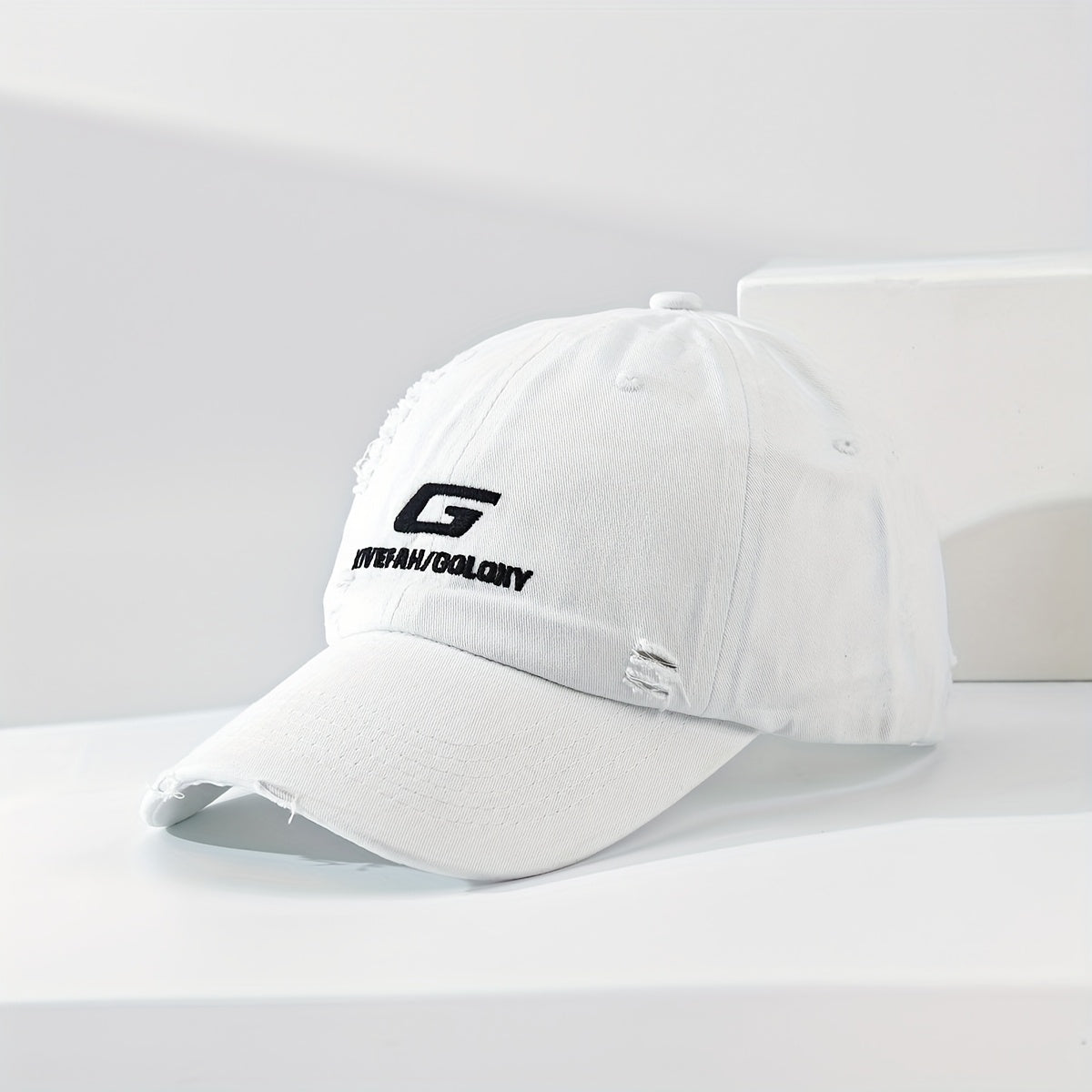 Casquette Homme Streetwear Lettre Déchirée – Style Urbain et Tendance