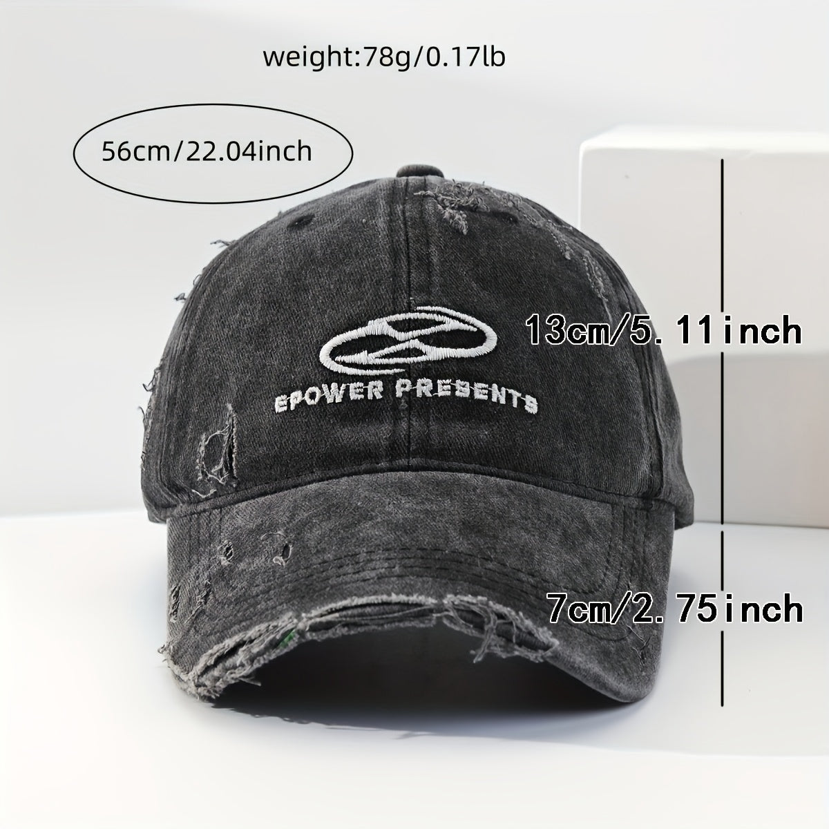 Casquette Homme Streetwear Lettre Déchirée – Style Urbain et Tendance