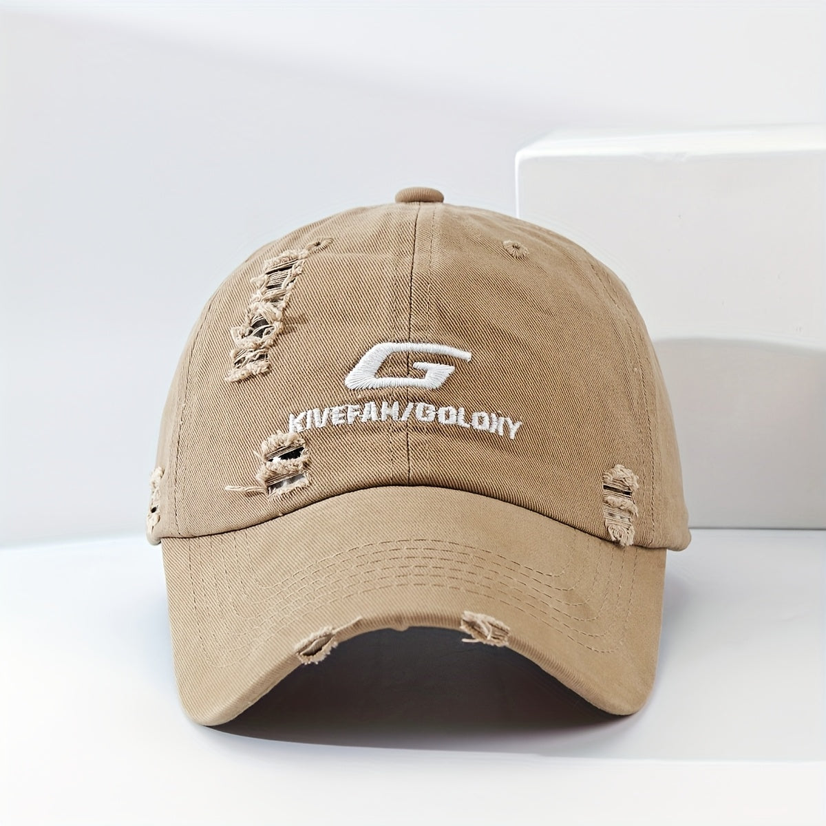 Casquette Homme Streetwear Lettre Déchirée – Style Urbain et Tendance