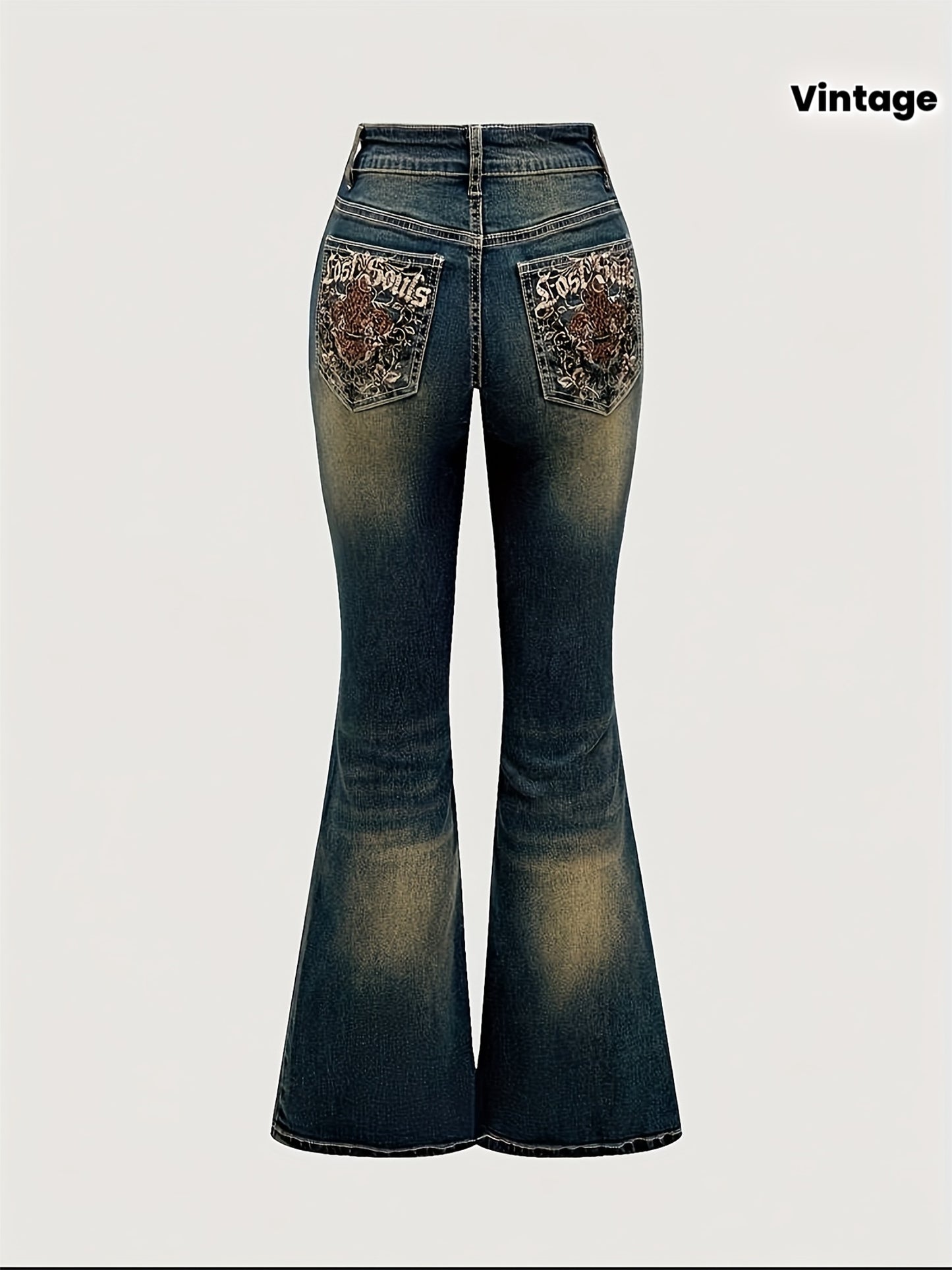 Jean femme flare vintage