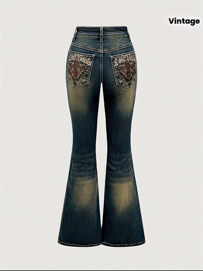 Jean femme flare vintage