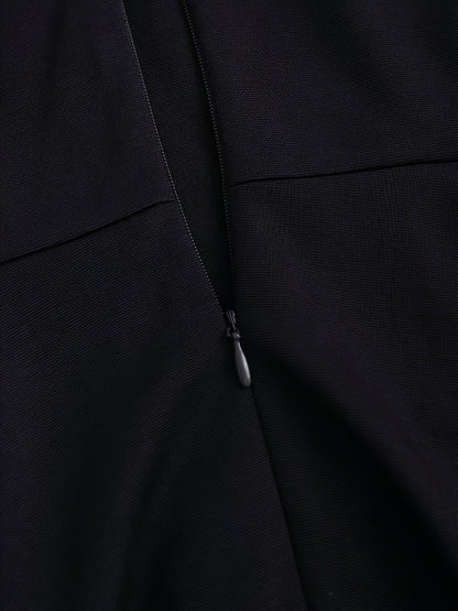 Jupe Longue Femme à Manches Longues – Design Une Épaule, Bloc-Couleur