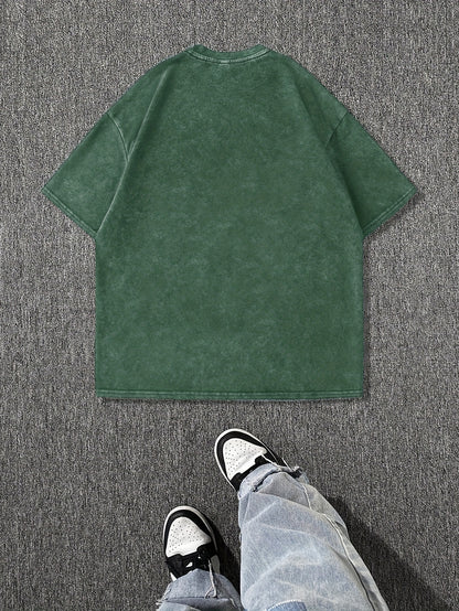 T-shirt Femme – Col Rond, Imprimé Dessin, Coupe Décontractée