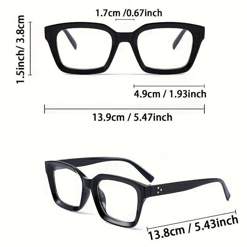 Lunettes Rectangulaires Transparentes FAIRMARRY – Style Minimaliste et Chic