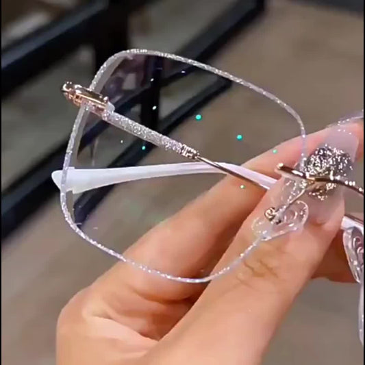 Lunettes Femme Ciel Étoilé Sans Monture avec Verres Transparents