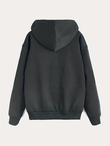 Pull à Capuche Femme – Marine avec Motif Requin