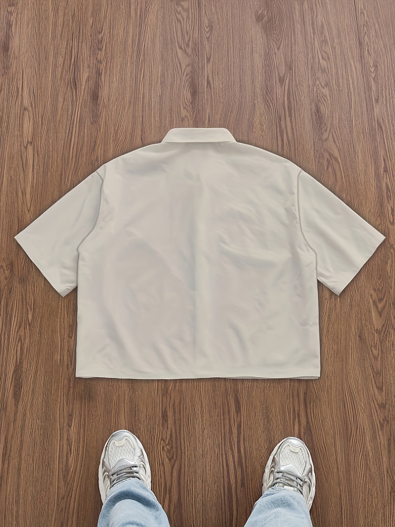 Chemise Homme à Manches Courtes – Design Inspiré de la Statue de David, Tendance et Élégante