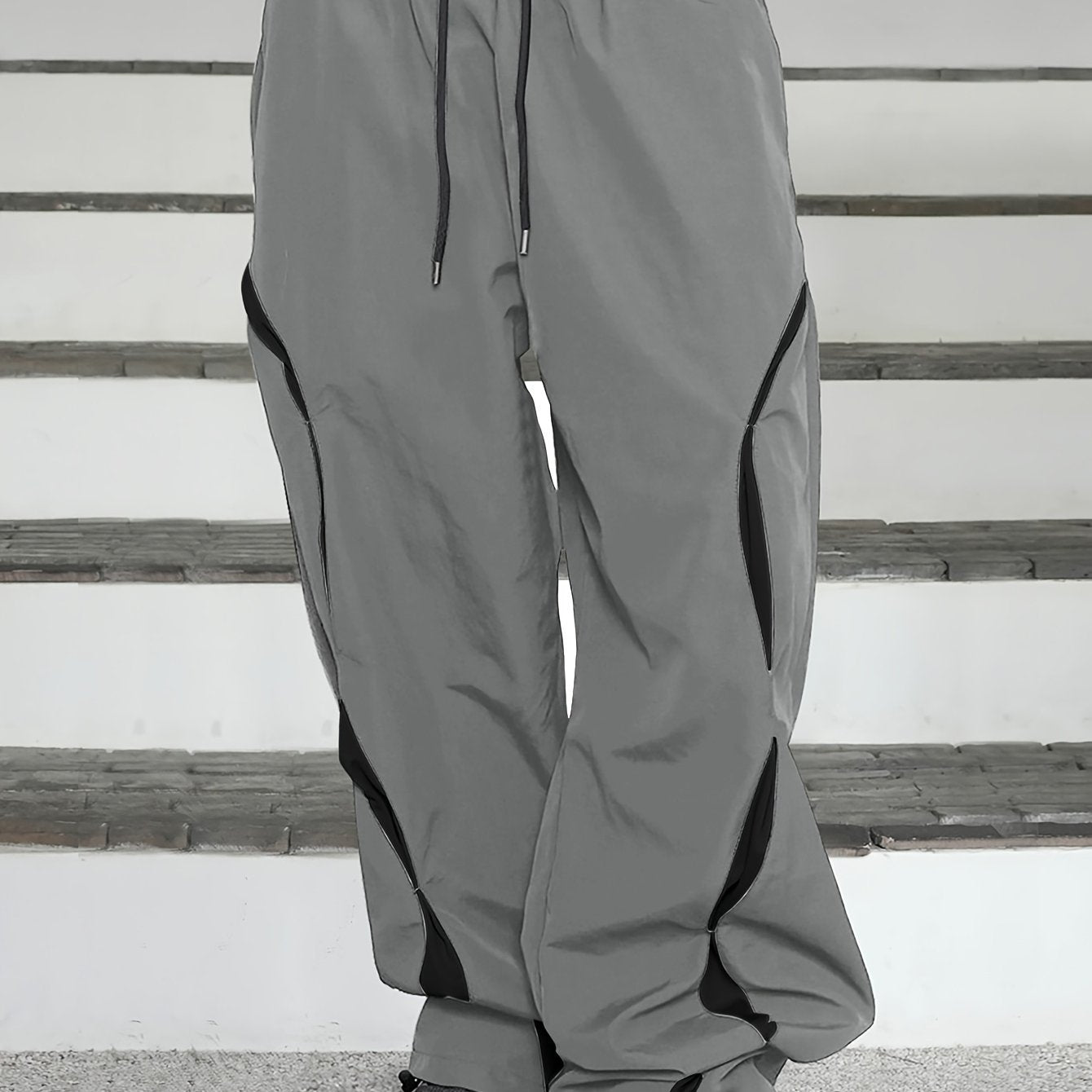 Pantalon Streetwear Homme Style Hip-Hop Américain– Coupe Large Droite