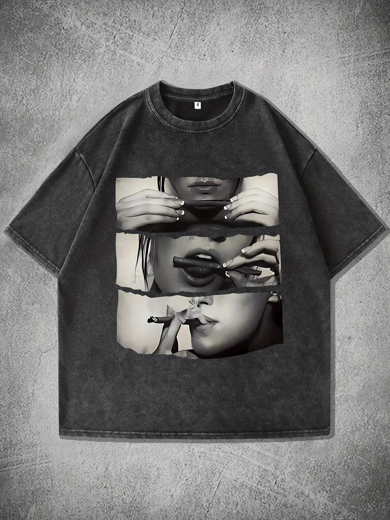 T-shirt Femme – Col Rond, Imprimé Dessin, Coupe Décontractée