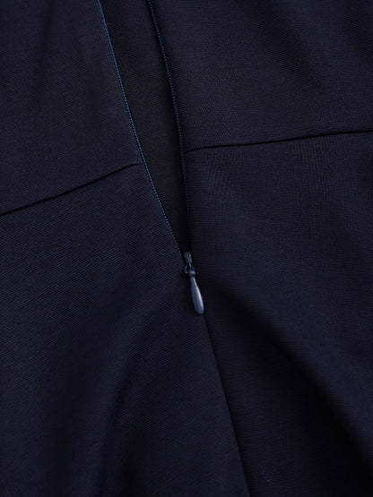 Jupe Longue Femme à Manches Longues – Design Une Épaule, Bloc-Couleur