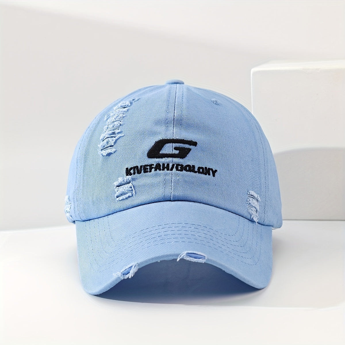 Casquette Homme Streetwear Lettre Déchirée – Style Urbain et Tendance