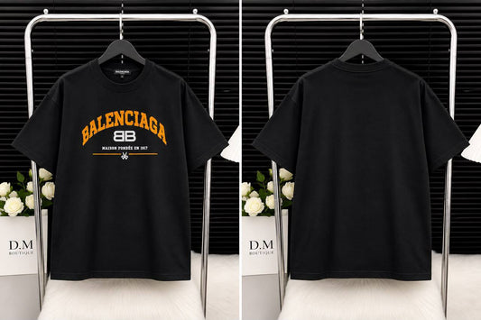 T-shirt oversize imprimé typographique