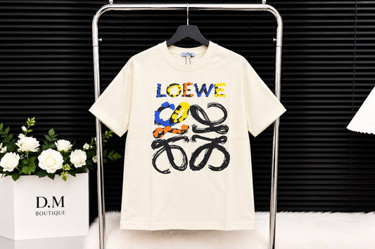 T-shirt oversize imprimé effet peinture