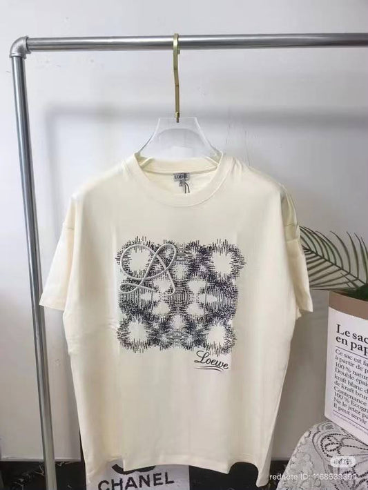 T-shirt oversize imprimé motif texturé