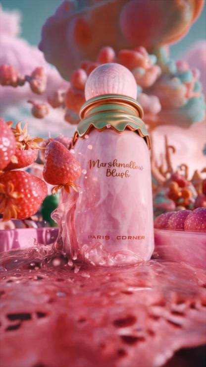 Marshmallow BlushParfum Marshmallow Blush, Eau de Parfum Femme, senteur gourmande et poudrée